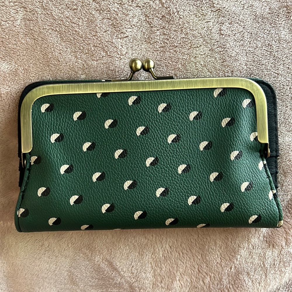 Boho Leather Clasp Wallet